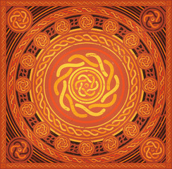 Abstract Mandala Background