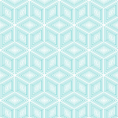 Seamless pattern of blue and white