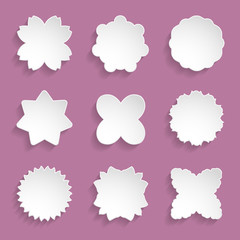 set of floral frames