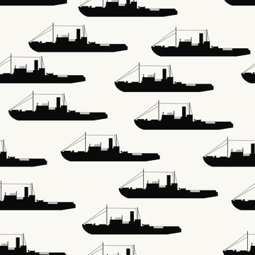Texture with black ships