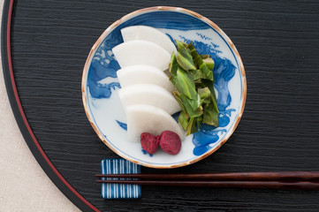 漬物と梅干し