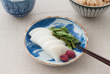 漬物と梅干し