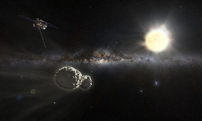 Rosetta et Philae © Stéphane Masclaux