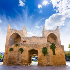 Obraz premium Alcudia Old Town Majorca Porta des Moll Mallorca