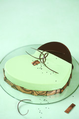 Black Sesame Matcha Entremet Cake