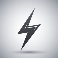 Vector lightning icon