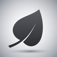 Vector leaf icon