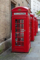 Obraz premium London - Red Telephone Boxes Covent Garden