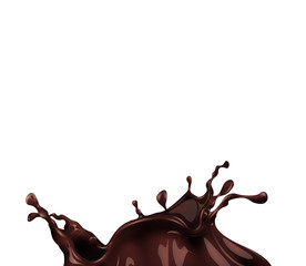 Hot chocolate splash