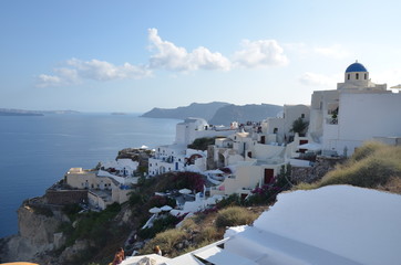 panorama de Santorin