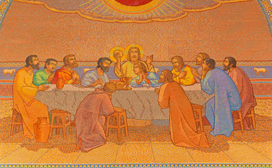 Jerusalem - Last supper mosaic