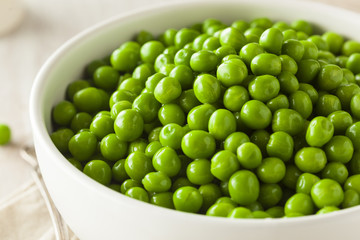 Organic Steamed Fresh Green Peas
