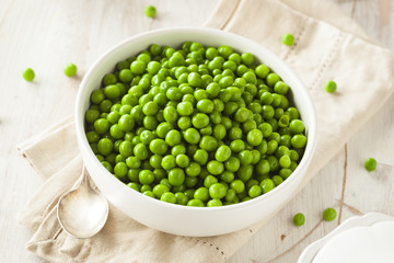 Organic Steamed Fresh Green Peas