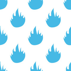 Fire seamless pattern