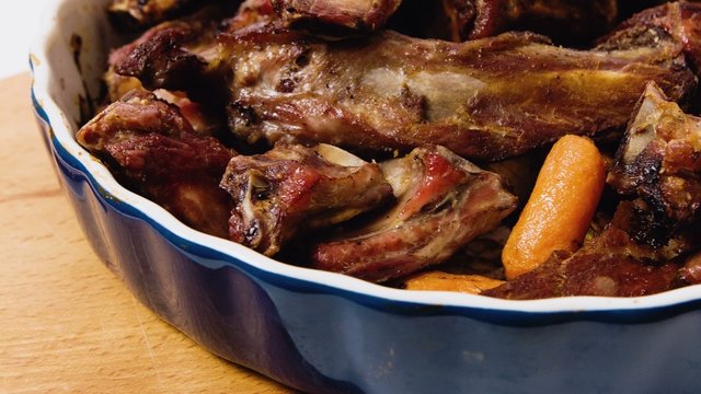 Delicious baked ribs