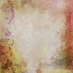 Fototapeta premium Abstract grunge wall background with color brush strokes
