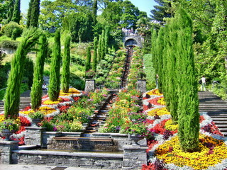 Treppe auf der Insel Mainau