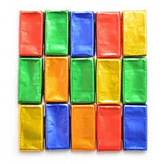 wrapped chocolate candy