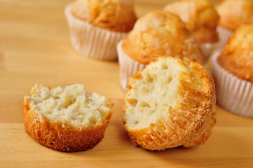 magdalenas, typical spanish plain muffins