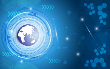 globe abstract technology background