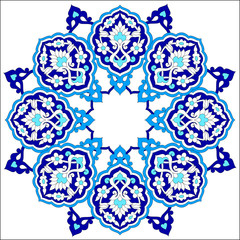 artistic ottoman pattern series seventy nine