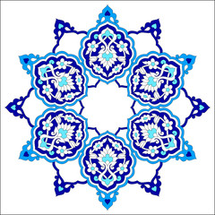 artistic ottoman pattern series seventy eight