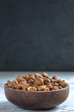 Almonds on the table