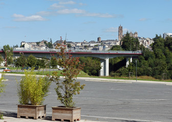 Fototapeta premium Rodez vu de Bourran