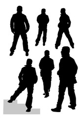 standing man vector