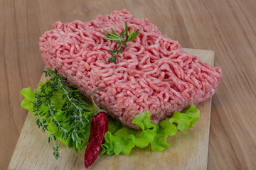 Raw minced meat