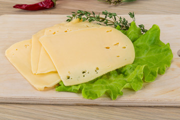 Sliced cheddar