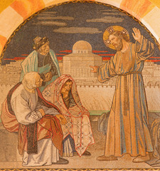 Jerusalem - Jesus among the scribes mosaic