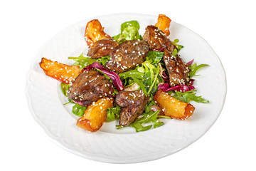 Roasted Duck Breast with apples