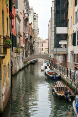 Narrow channel in Venice