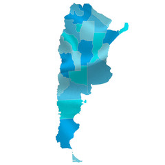 アルゼンチン　地図　国