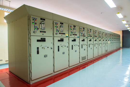 control meter display at Power station