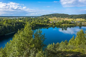 Emerald lake - island of Wolin