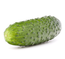 Cucumber vegetable  isolated on white background cutout