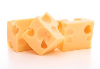 cheese isolated on white background cutout