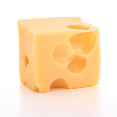 cheese isolated on white background cutout