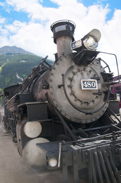Narrow Gauge Railway from Durango to Silverton in Colorado USA.