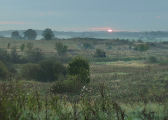 Fototapeta na wymiar morning landscape