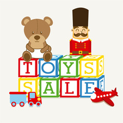 Fototapeta premium toys baby