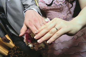 Obraz na płótnie Canvas 結婚指輪