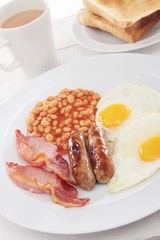 traditional full English breakfast