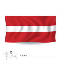 Flag of Latvia