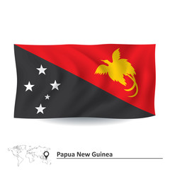 Flag of Papua New Guinea