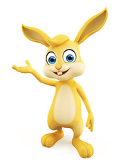 Easter Bunny with presentation pose