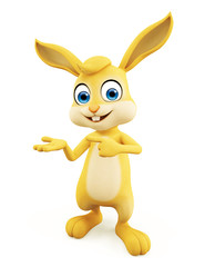 Easter Bunny with presentation pose