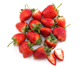 strawberry isolated on white Background